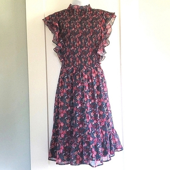 NWT Anthropologie Ranna Gill Katya Ruffled Mini Dress - Picture 7 of 12